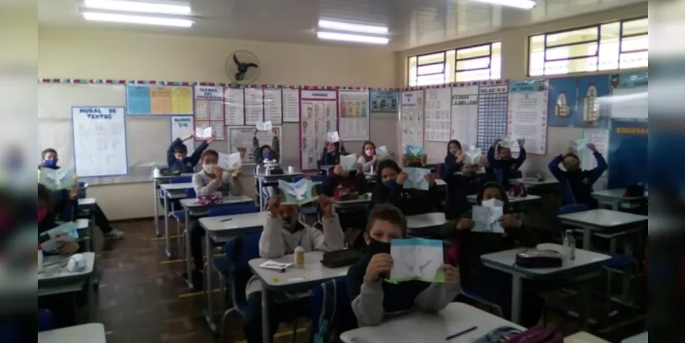 Trabalhos em sala de aula ajudaram a fixar o conteúdo