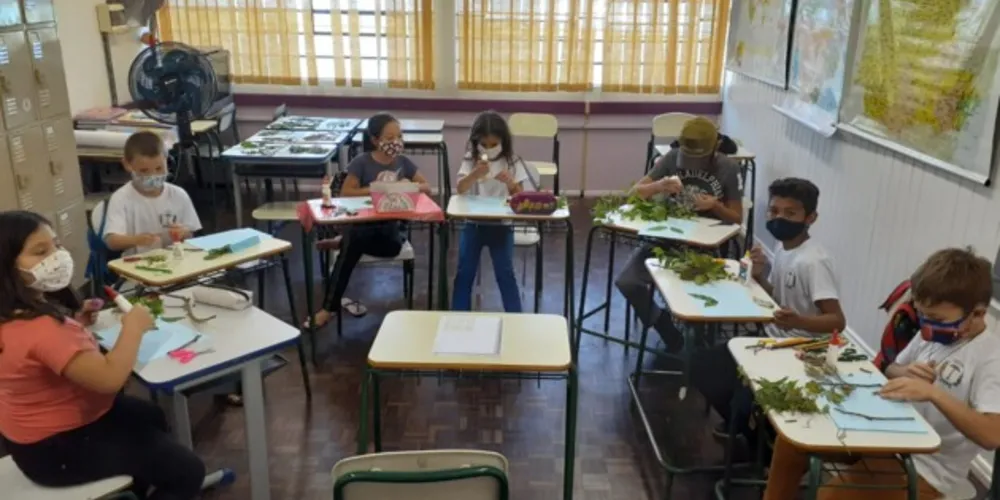 Dinâmica engajou alunos sobre aspectos ambientais