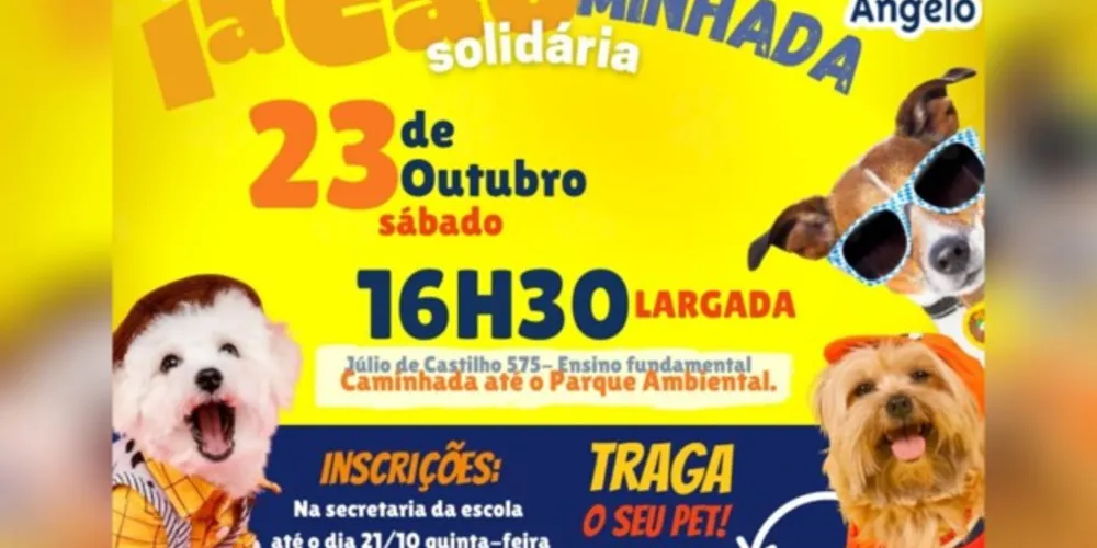 O objetivo é arrecadar ração para ajudar três ONGs que foram escolhidas pelo projeto social.