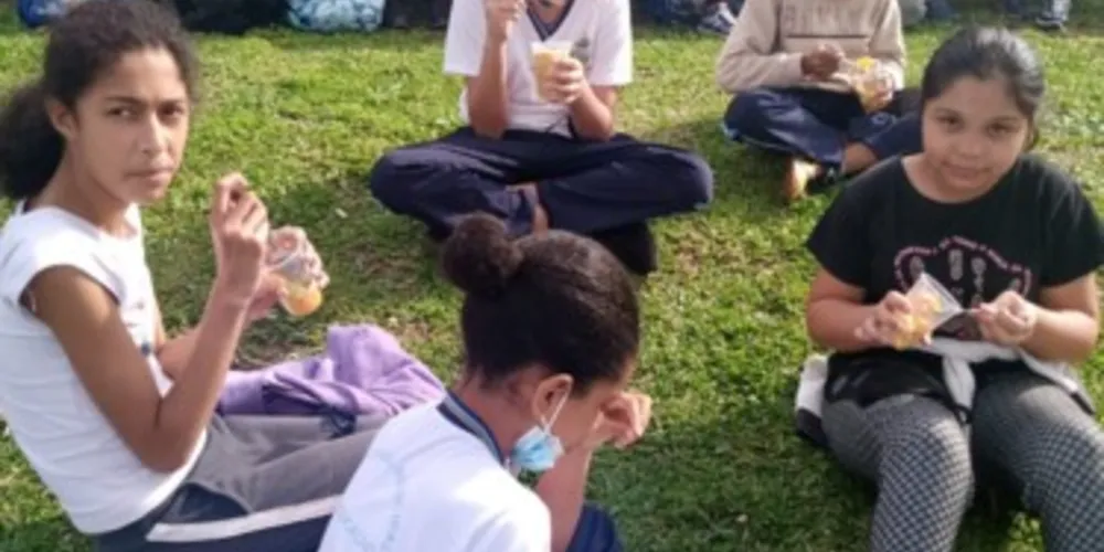 Imagem ilustrativa da imagem Alimentação saudável une turmas de escola em Castro