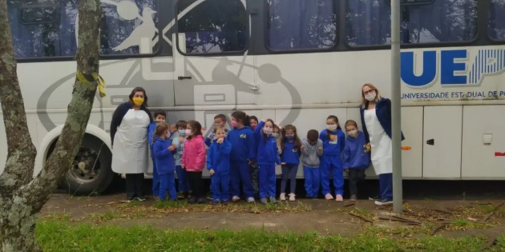 Visitas movimentaram curiosidade das crianças