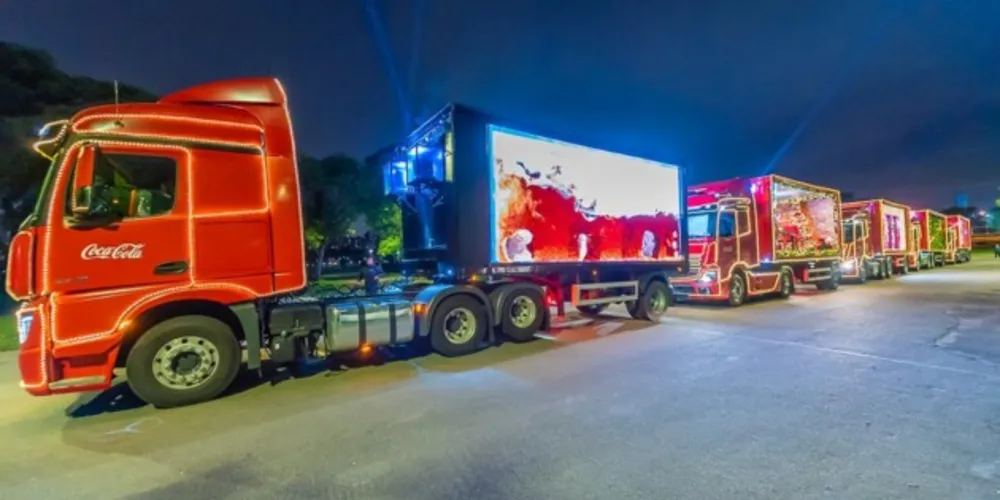 Portal aRede traz em primeira mão as ruas que os caminhões iluminados e decorados da marca  vão passar na noite desta quarta-feira