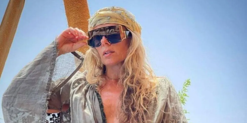 Adriane Galisteu, nova apresentadora de "A Fazenda". No "Hoje em Dia", serão revelados devem aparecer.