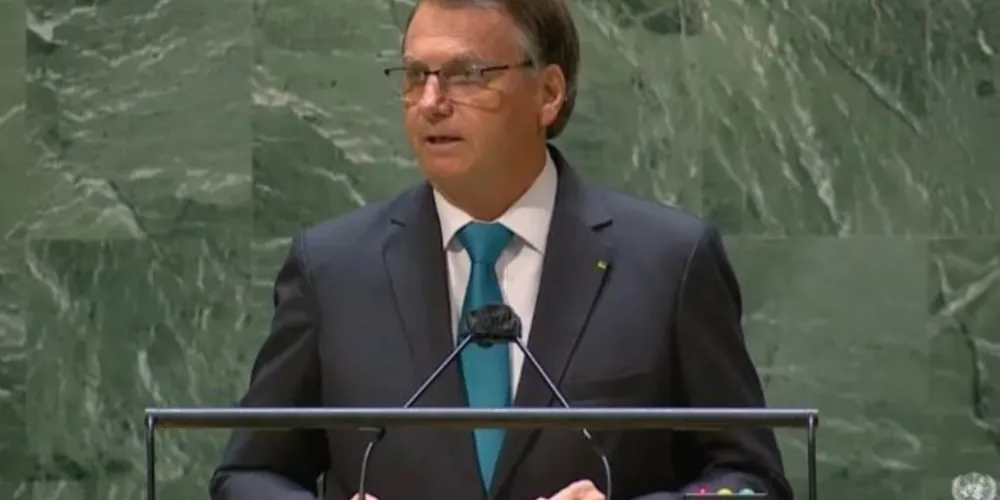 Jair Bolsonaro (sem partido) abriu a Assembleia-Geral da Organização das Nações Unidas (ONU) nesta terça-feira (21).