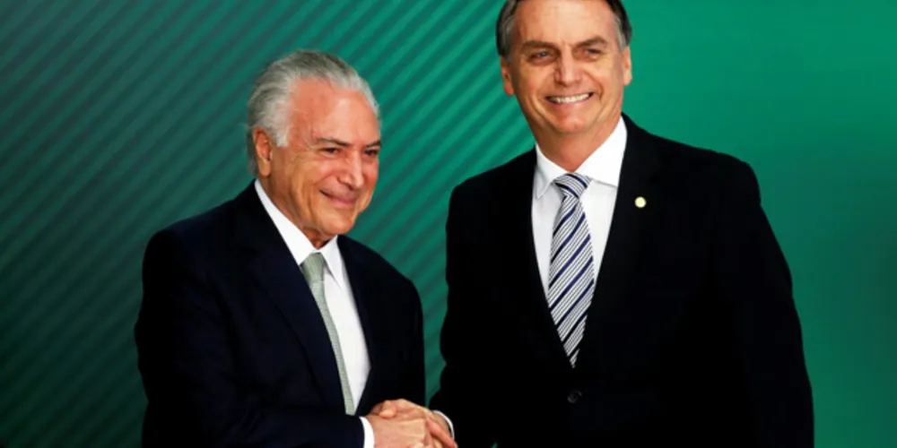 Ex-presidente Michel Temer (MDB) confirmou à emissora de televisão CNN que redigiu a declaração divulgada por Jair Bolsonaro
