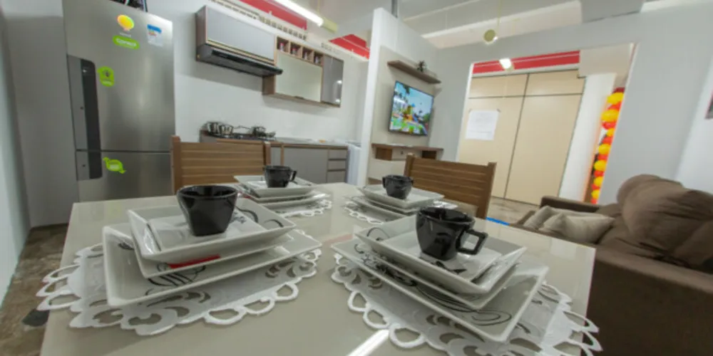 Empresas apresentaram ao público uma casa modelo, em exposição na MM do Calçadão,