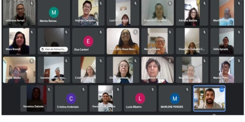 A reunião online foi a primeira desde o agravamento da pandemia