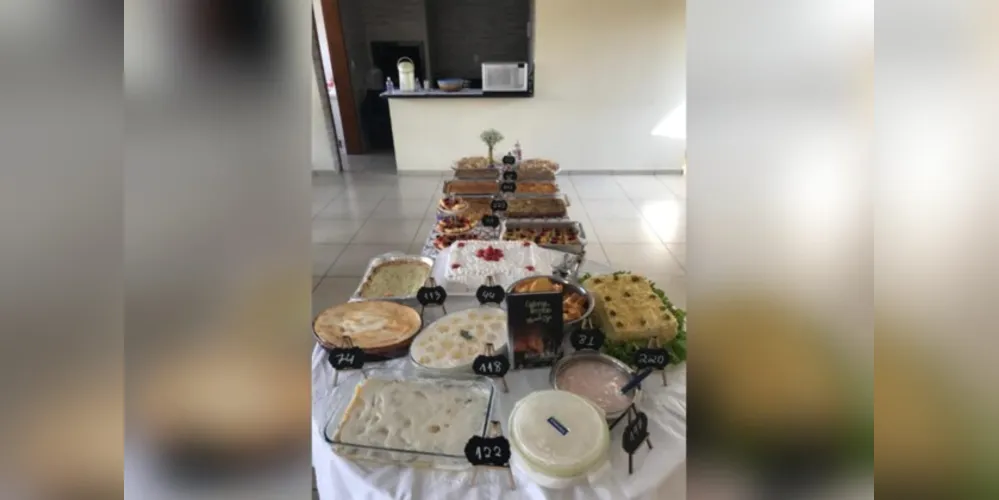 O evento contou com mais de 15 opções de tortas