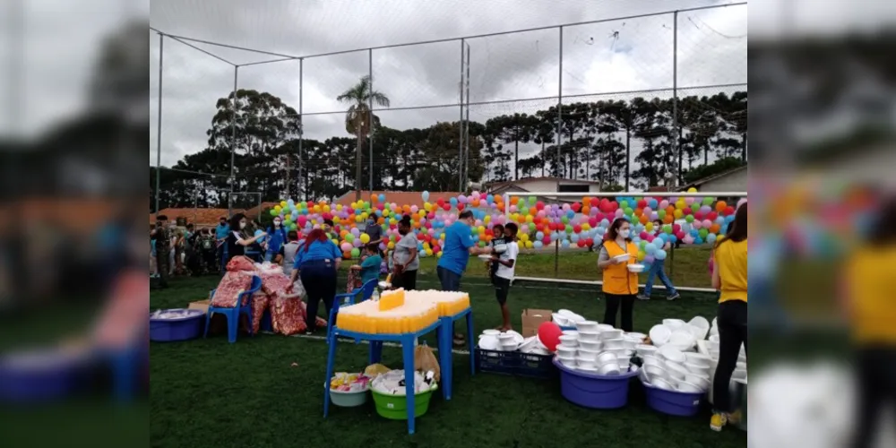 O evento contou com mais de 500 crianças