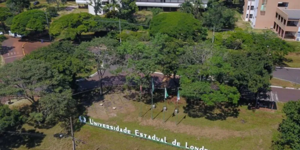 Universidade Estadual de Londrina vista de cima 