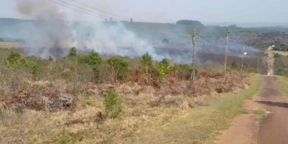 IAT informa que fumaça na BR-376 decorre de queima controlada no Parque Vila Velha.