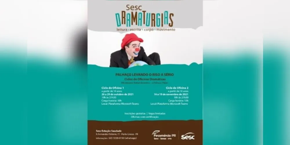 O Sesc Dramaturgias já é uma referência nacional quando o assunto é texto para artes cênicas.