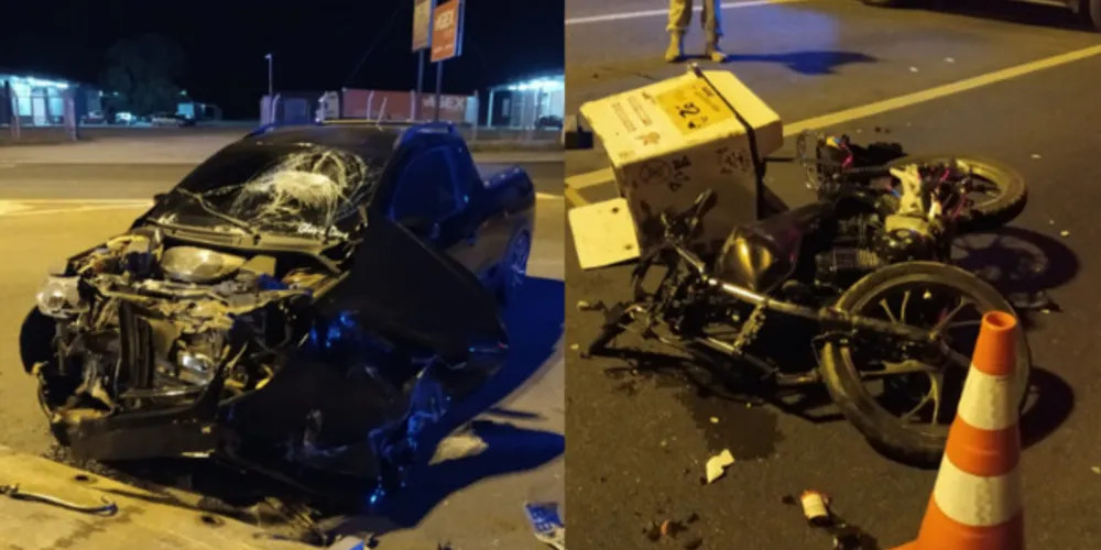 Imagem ilustrativa da imagem Motorista foge após causar acidente na Souza Naves