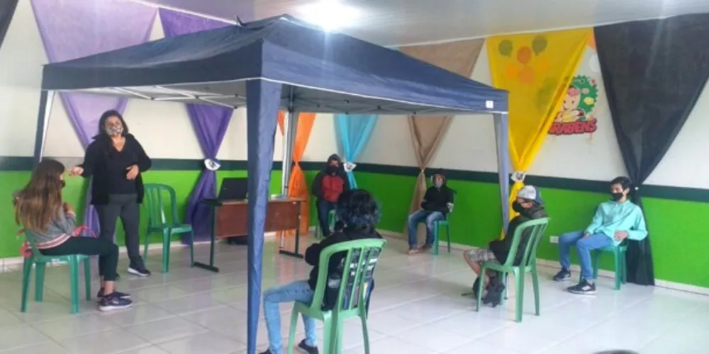 Atividades ligadas à educação social estavam suspensas por conta da pandemia