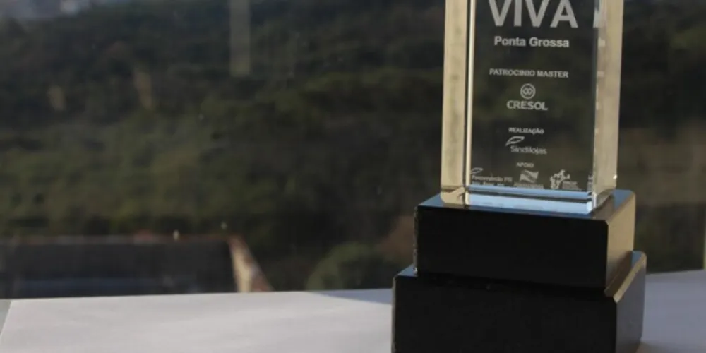 Troféu do Festival VIVA Ponta Grossa