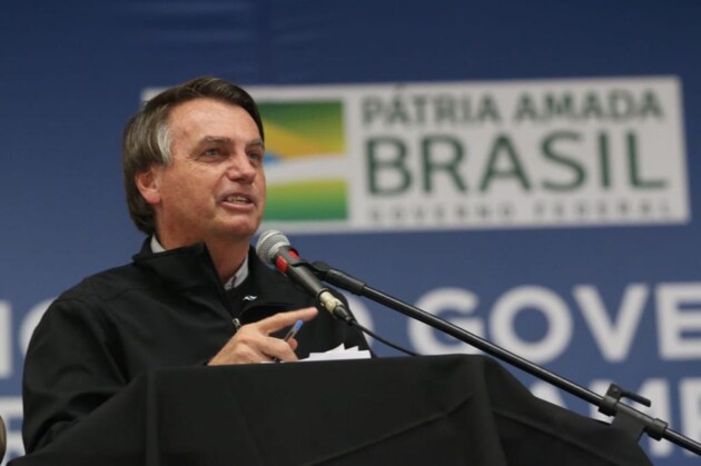 Presidente da República, Jair Messias Bolsonaro (sem partido), esteve em Ponta Grossa