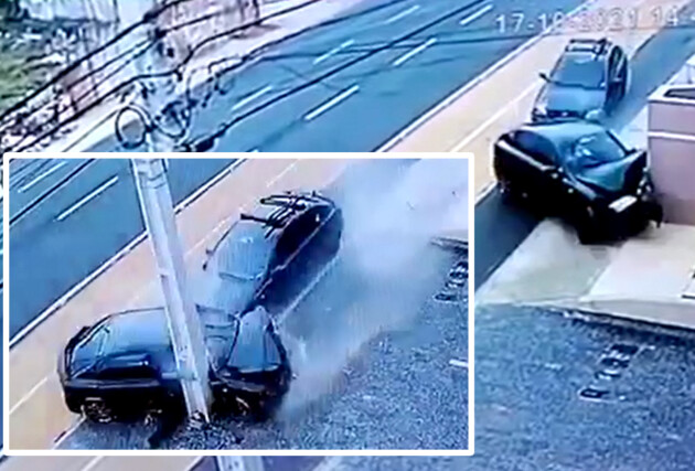 Imagem ilustrativa da imagem Vídeo mostra dinâmica de acidente na Carlos Cavalcanti