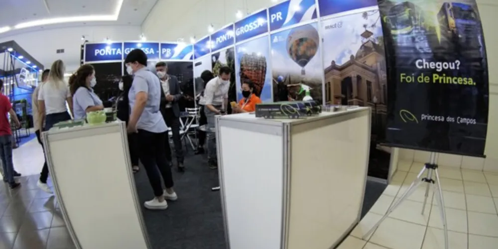 A cidade contou com um estande próprio para o festival, onde apresentou o turismo ponta-grossense