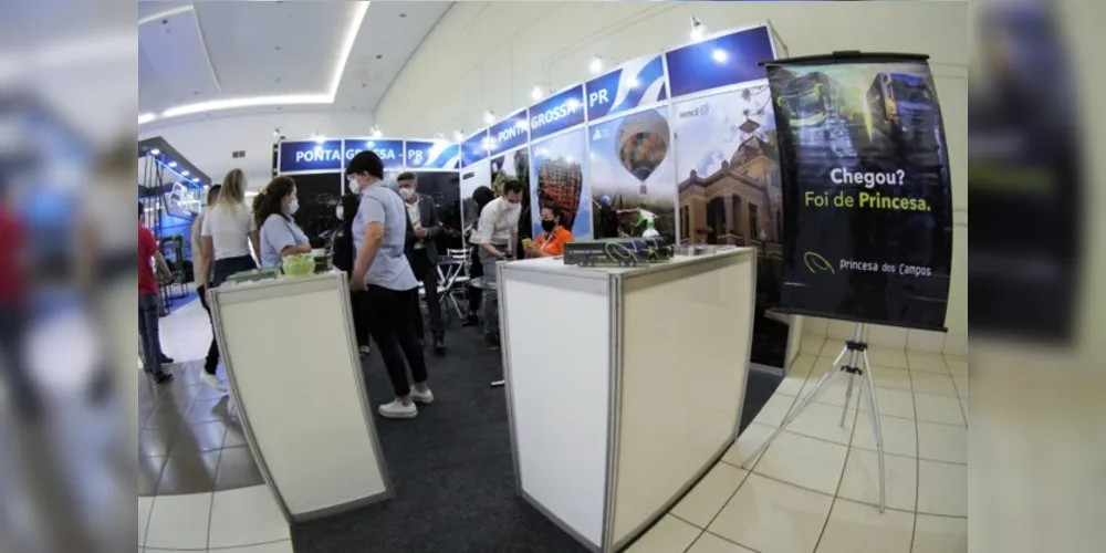 A cidade contou com um estande próprio para o festival, onde apresentou o turismo ponta-grossense