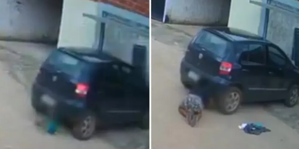Pai atropela filho de 1 ano ao sair da garagem em Goiás