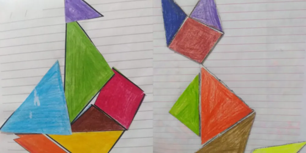 Imagem ilustrativa da imagem Tangram estimula raciocínio matemático em 5º ano de Irati