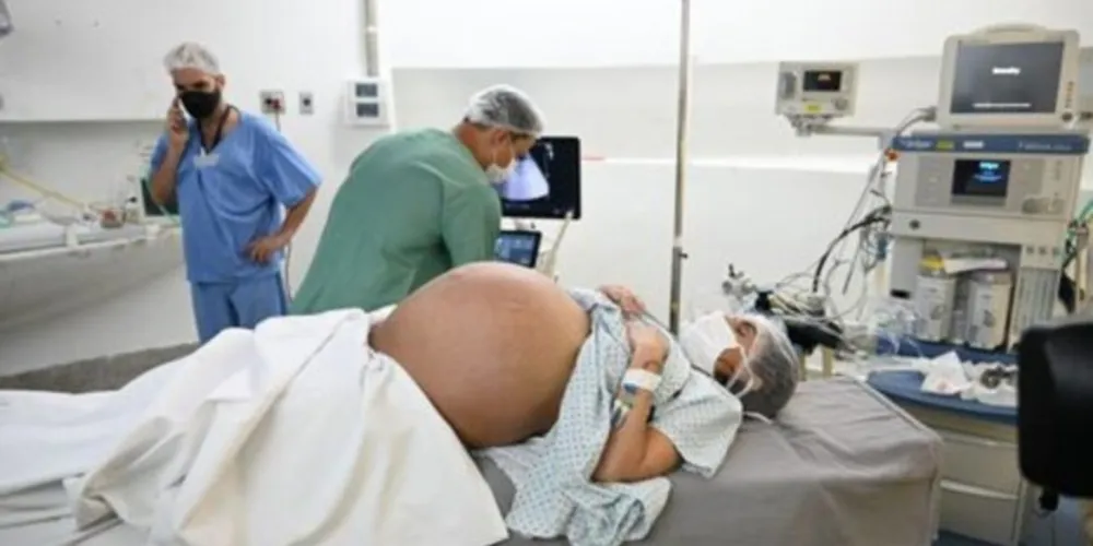 Yanike Piera, de 28 anos, e os cinco bebês se recuperam bem, de acordo com o hospital