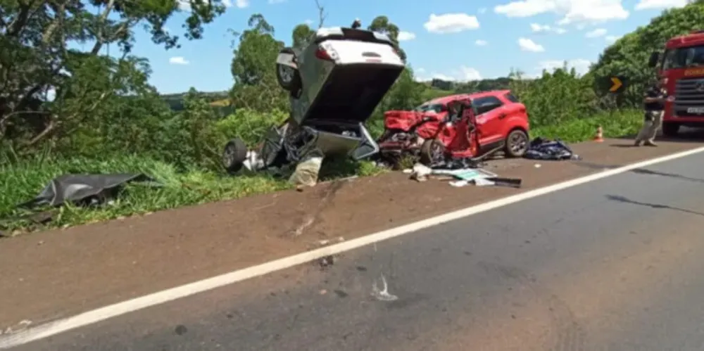 Ocorrência aconteceu no km 417 da BR-277, na cidade de Cantagalo.