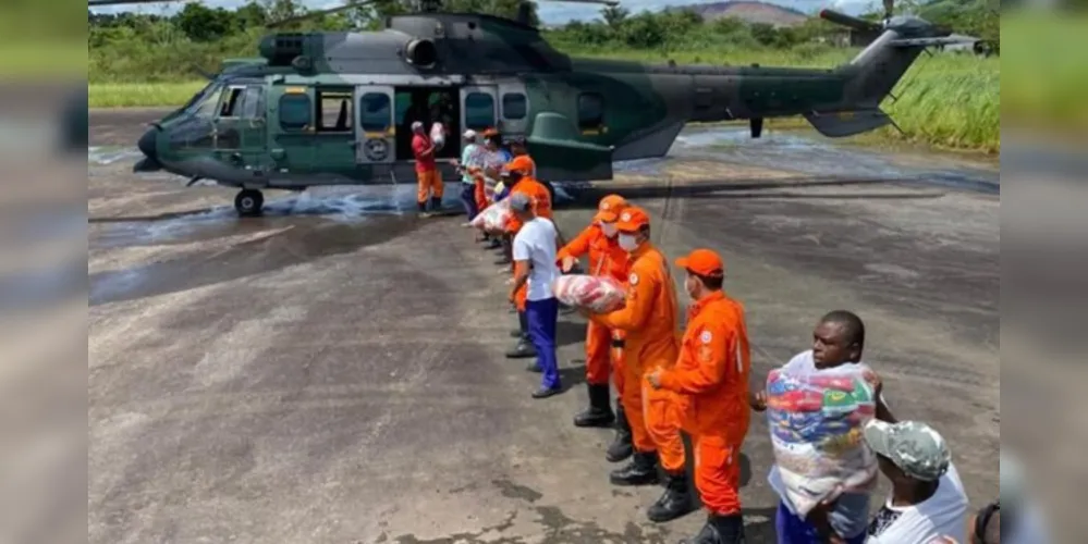 Mobilizações têm acontecido para enviar ajuda e recursos para o Estado da Bahia.