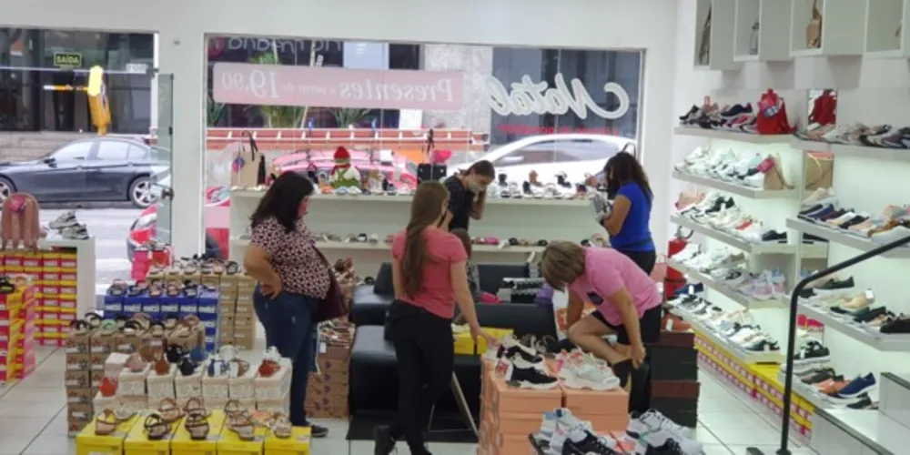 Como era esperado pelos comerciantes, as vendas cresceram no final do ano passado