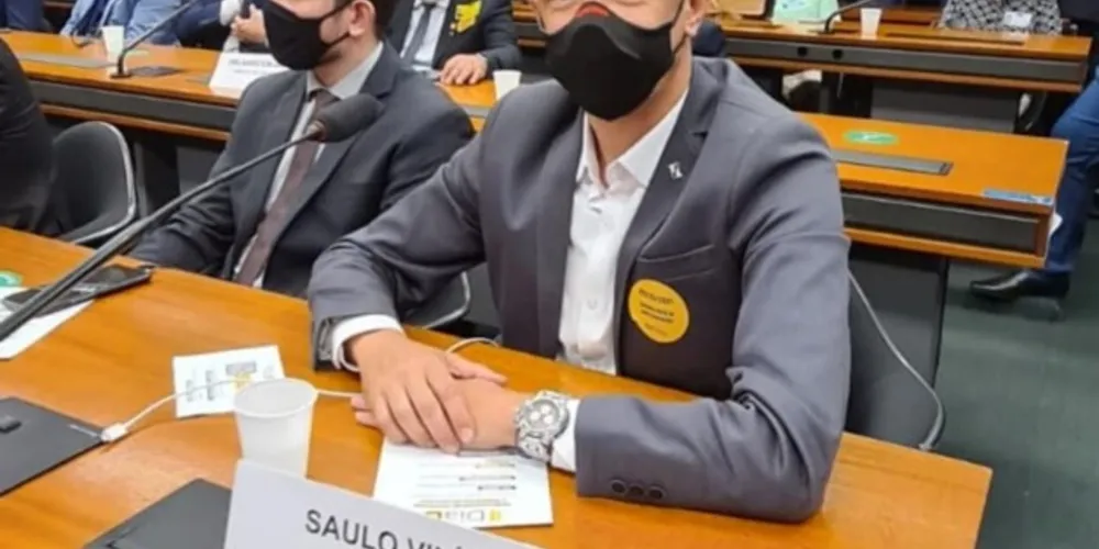 Vice-prefeito da cidade de Ponta Grossa, 'Capitão Saulo (PSD)'.