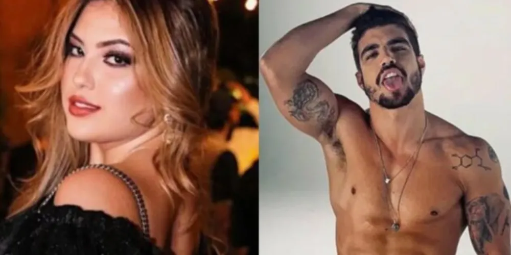 Caio Castro parece não ter curtido muito a atitude da influenciadora
