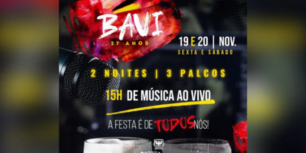 Desde 2014, quando a casa completou 20 anos, o aniversário é marcado por esse formato de festa, que conta com três palcos e diversas surpresas