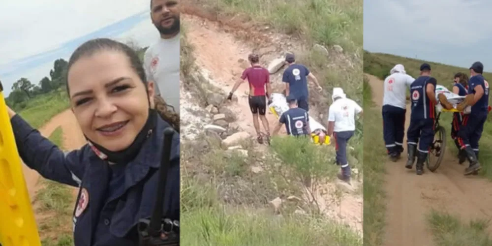 A ocorrência aconteceu na região do rio São Jorge, em uma ponte de linha férrea