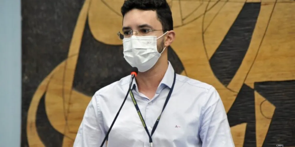 Vereador e médico de Ponta Grossa, Erick Camargo (PSDB).