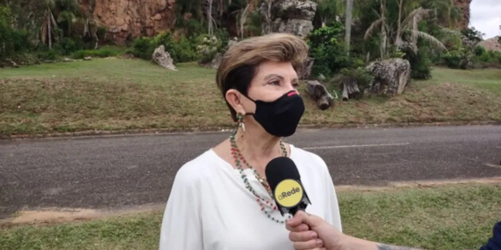 Prefeita da cidade de Ponta Grossa, Elizabeth Schmidt (PSD).