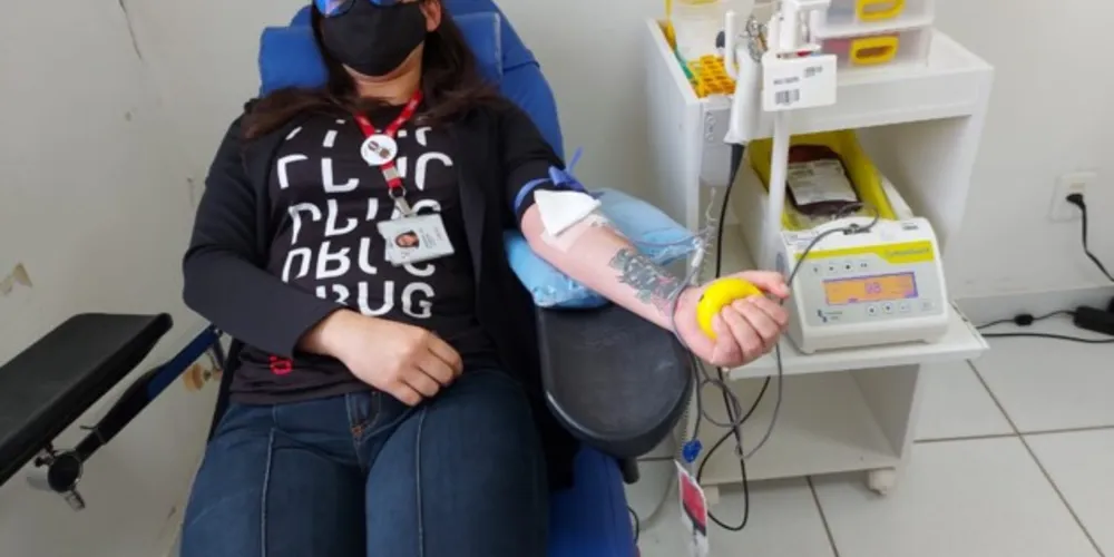 Iniciada em 2016, a ação já ajudou a coletar cerca de 45 litros de sangue para o Hemepar de Ponta Grossa