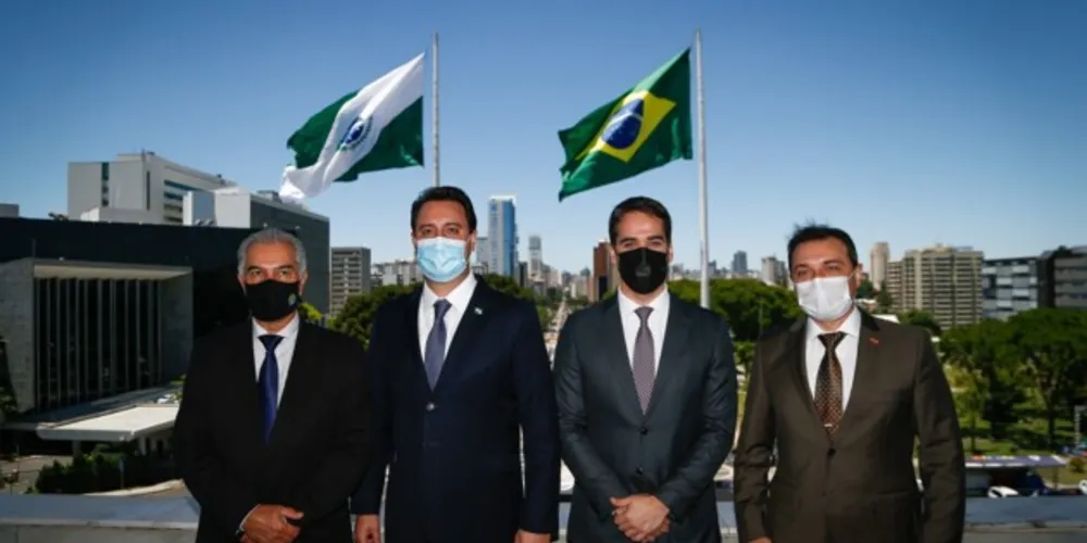 Os lideranças do Paraná, Rio Grande do Sul, Santa Catarina e Mato Grosso do Sul estiveram no evento.