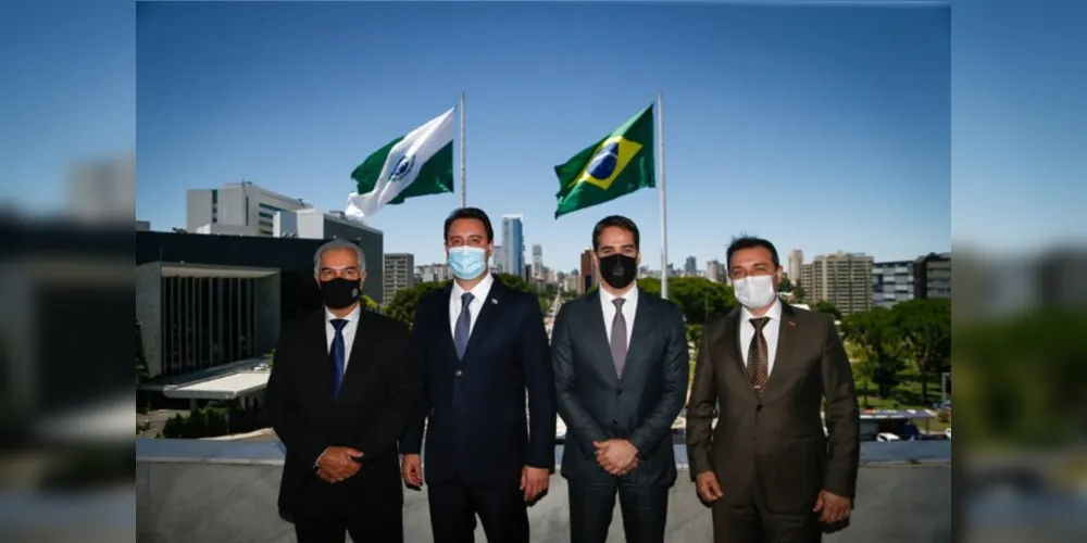 Os lideranças do Paraná, Rio Grande do Sul, Santa Catarina e Mato Grosso do Sul estiveram no evento.