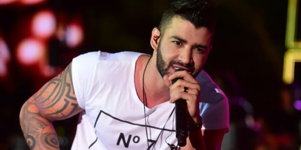Gusttavo Lima, cantor responsável pela música 'Bloqueado'.