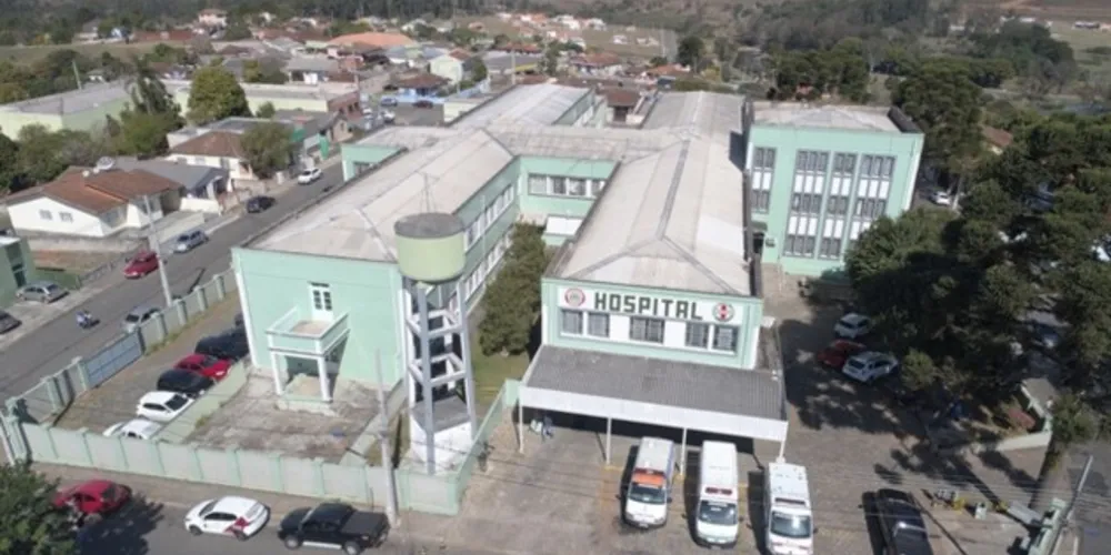 Hospital Carolina Lupion, em Jaguariaíva.