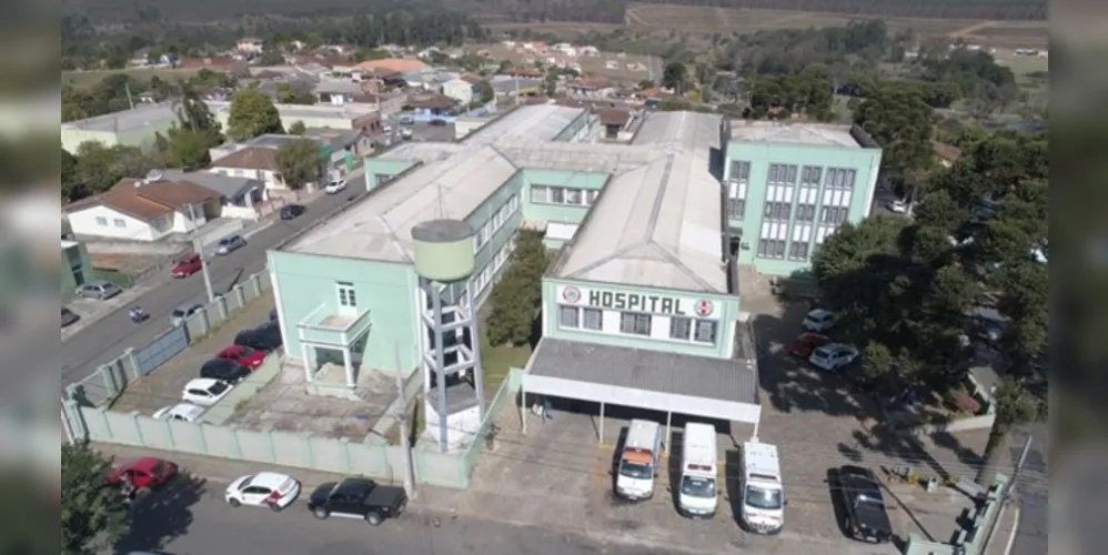 Hospital Carolina Lupion, em Jaguariaíva.