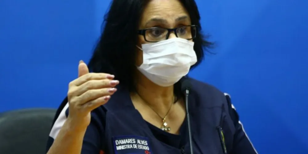 Ministra da Mulher, da Família e dos Direitos Humanos, Damares Alves.