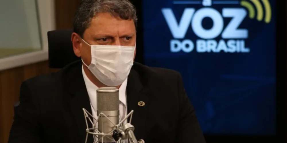 Ministro da Infraestrutura do Brasil, Tarcísio Gomes de Freitas.