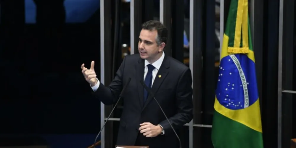 Presidente do Senado Federal, senador Rodrigo Pacheco (PSD).