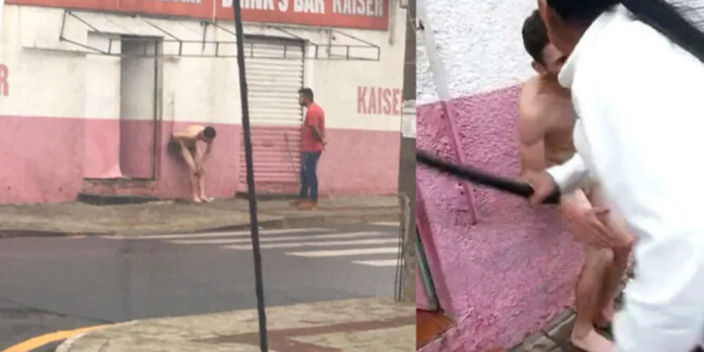 Agressão aconteceu à luz do dia, na área central de POnta Grossa