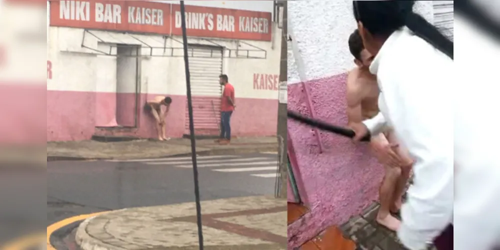 Agressão aconteceu à luz do dia, na área central de POnta Grossa