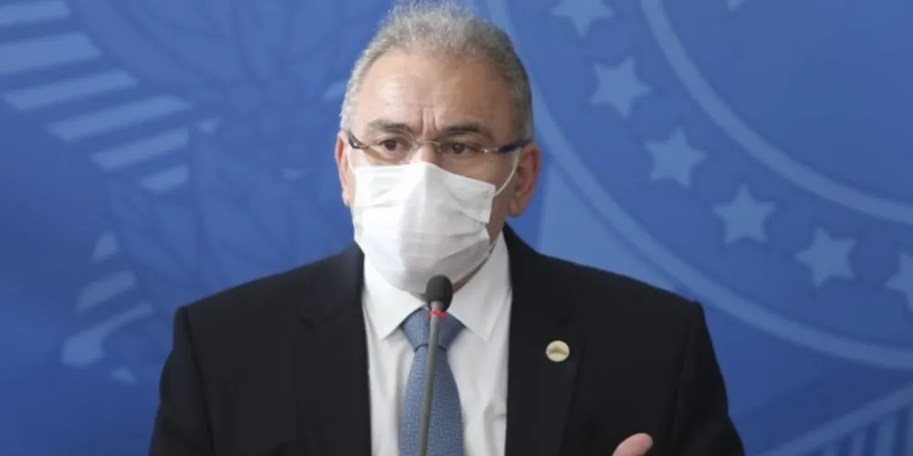 Ministro do Ministério da Saúde, Marcelo Queiroga.