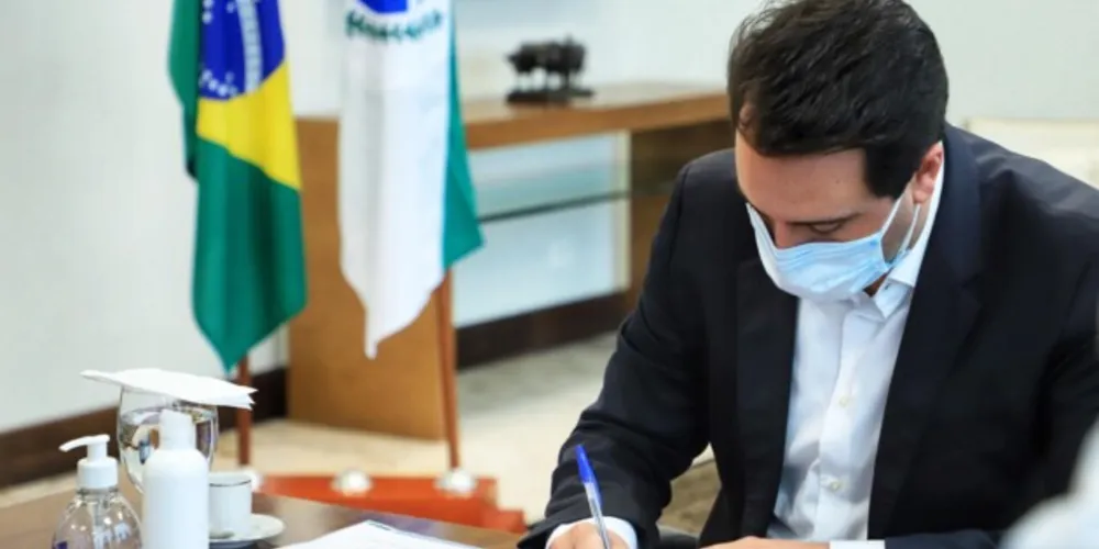 Governador do Estado do Paraná, Carlos Massa Ratinho Junior (PSD).