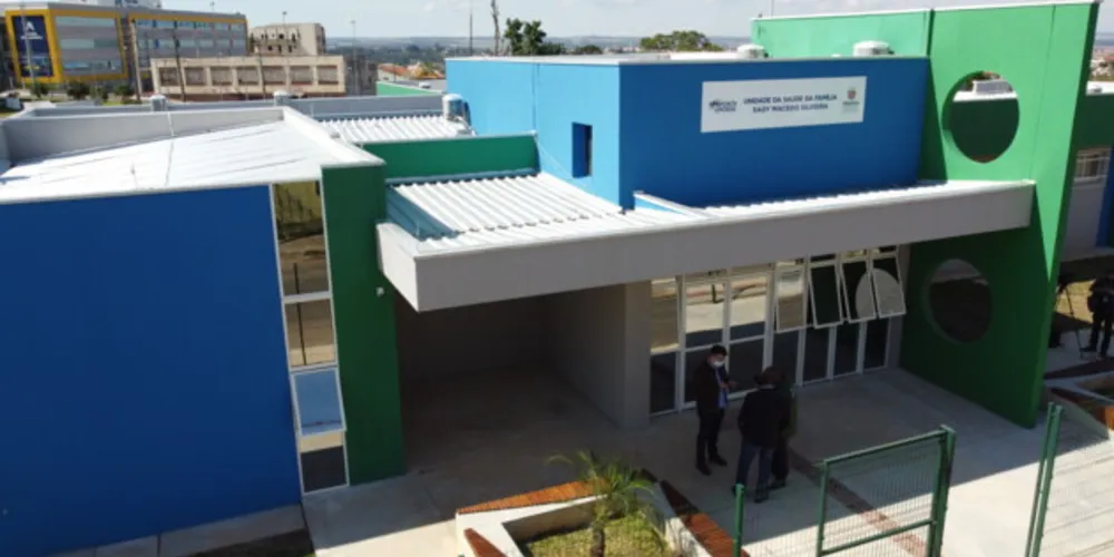 Unidade de Saúde Sady Macedo Silveira, em Ponta Grossa.