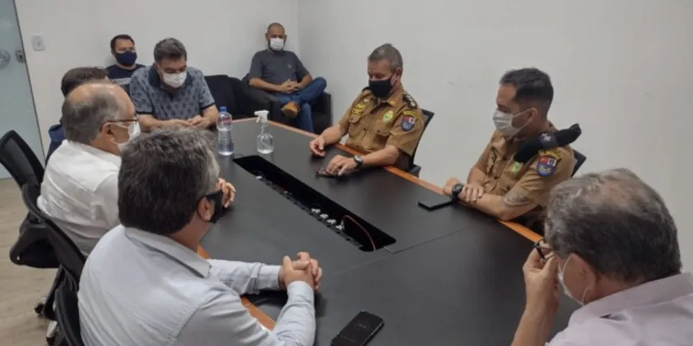 Gestão municipal esteve reunida com novo comandante do 26º Batalhão da Polícia Militar
